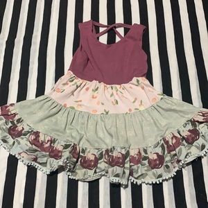 Sweet honey peach dress